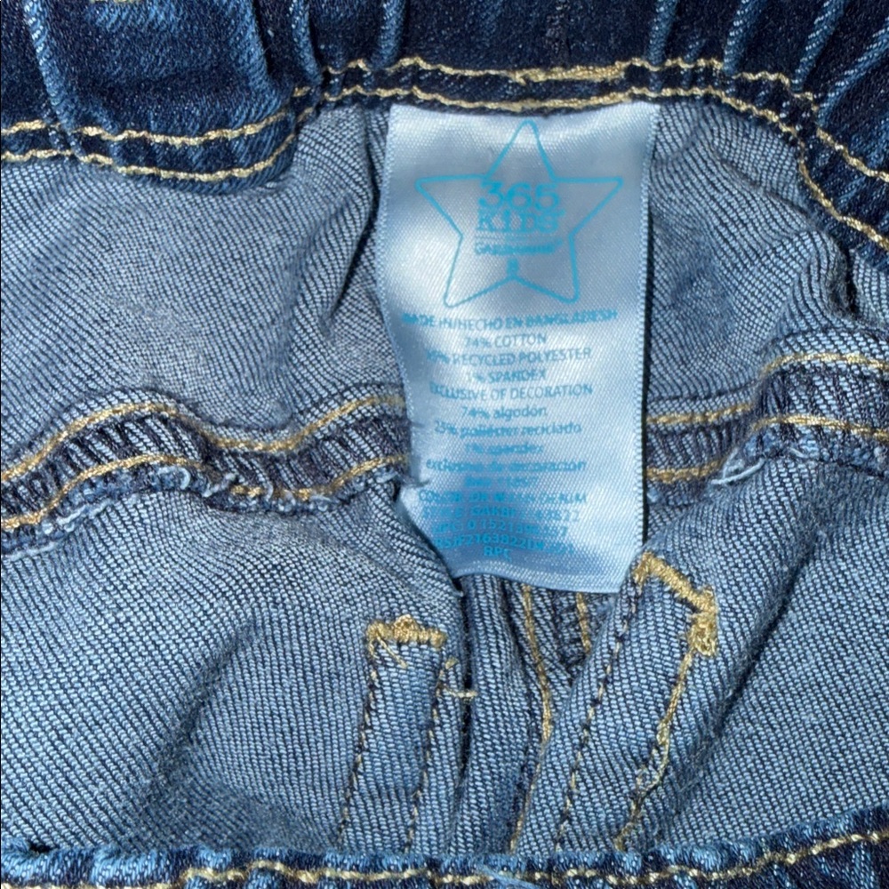🏖️10 items for $20☀️
365 Kids set of 2 drawstring blue jeans| size 8 - Picture 4 of 11
